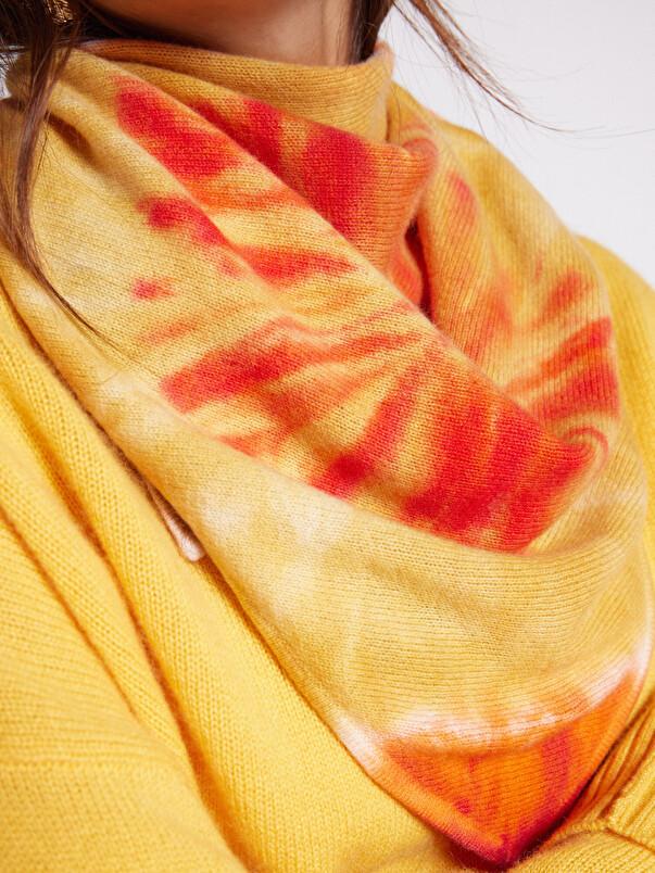 Notshy Petit Triangle Cachemire Josh Écharpe En Cachemire 2 Fils Jauge 12