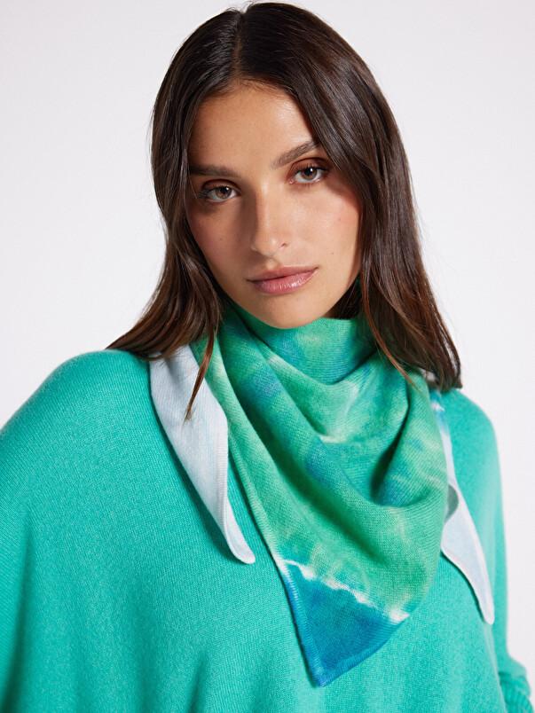 notshy Petit triangle cachemire Josh Écharpe en cachemire 2 fils jauge 12