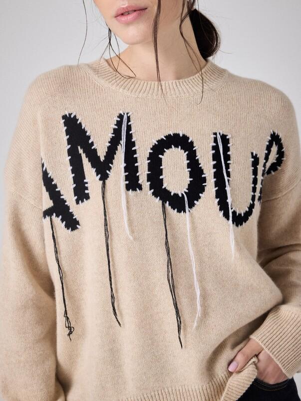 notshy Pull cachemire Amour Pull cachemire 2 fils jauge 7 notshy Pull cachemire Amour Pull cachemire 2 fils jauge 7