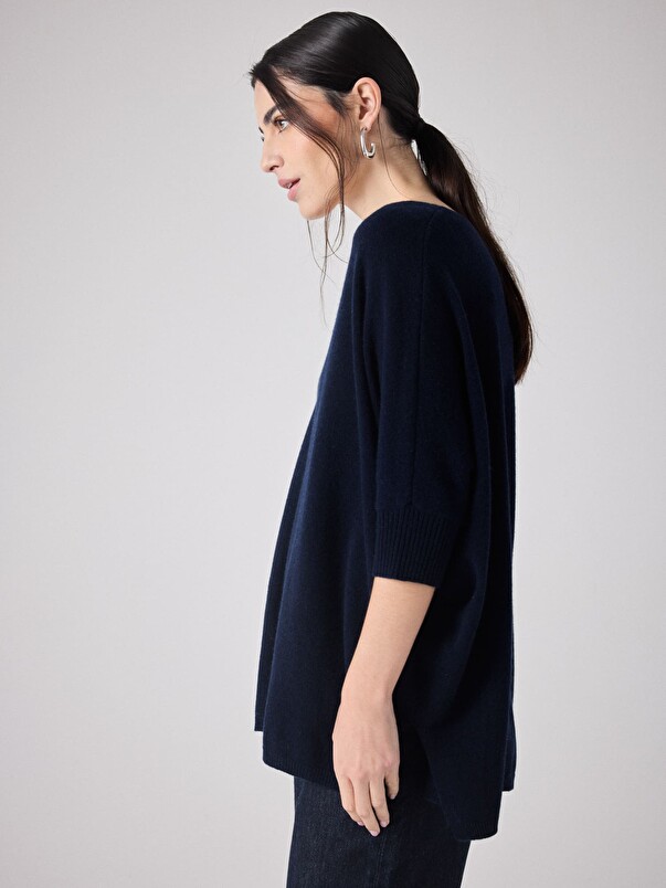 Notshy Pull Poncho Cachemire Aimee Pull Cachemire 2 Fils Jauge 12
