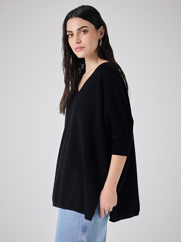 Notshy Pull Poncho Cachemire Aimee Pull Cachemire 2 Fils Jauge 12