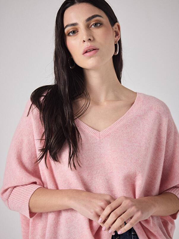 notshy Pull poncho cachemire Aimee Pull cachemire 2 fils jauge 12