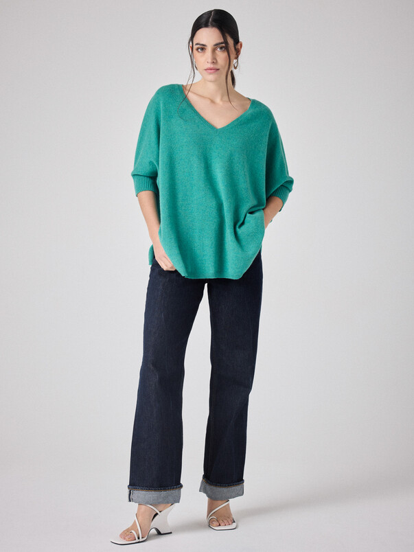 Notshy Pull Poncho Cachemire Aimee Pull Cachemire 2 Fils Jauge 12