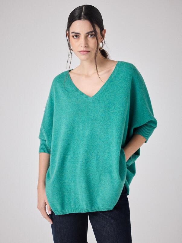 notshy Pull poncho cachemire Aimee Pull cachemire 2 fils jauge 12