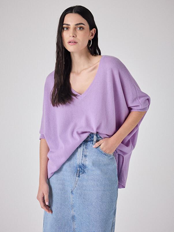 Notshy Pull Poncho Cachemire Aimee Pull Cachemire 2 Fils Jauge 12