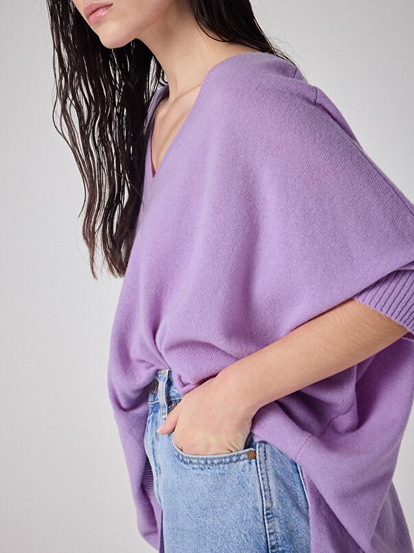 Notshy Pull Poncho Cachemire Aimee Pull Cachemire 2 Fils Jauge 12