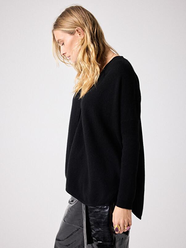 Notshy Pull Poncho Cachemire Alicia Pull Cachemire 2 Fils 12GG