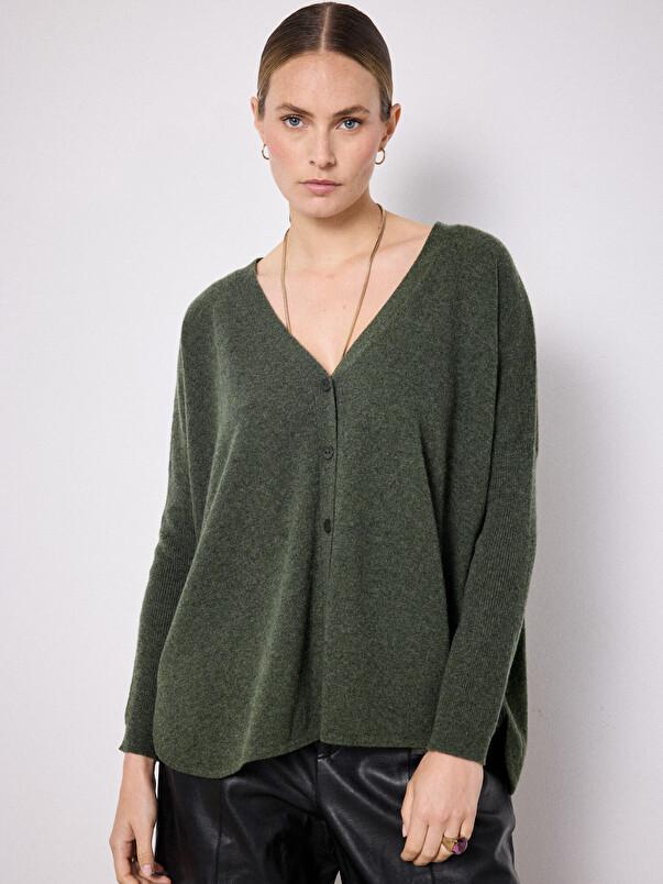 notshy Pull poncho cachemire Alicia Pull cachemire 2 fils 12GG