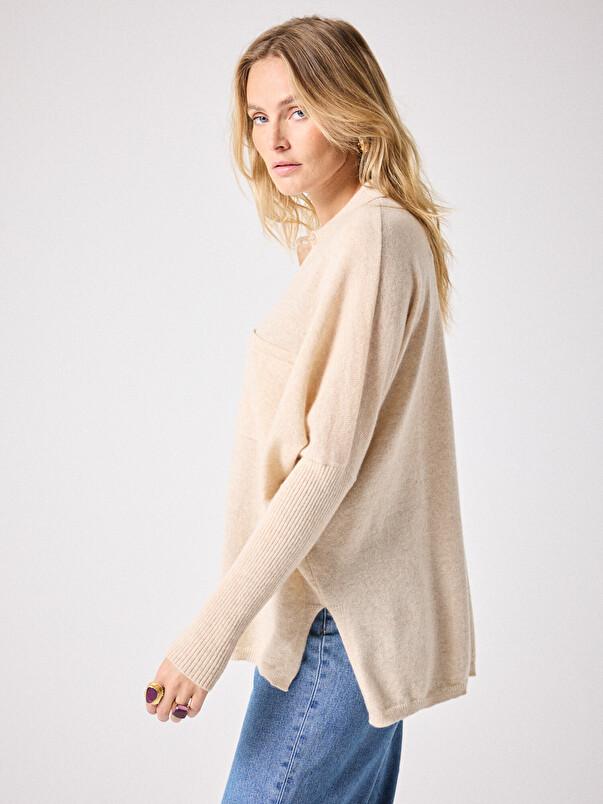 Notshy Pull Poncho Cachemire Andrea Pull Poncho Cachemire 2 Fils 12GG