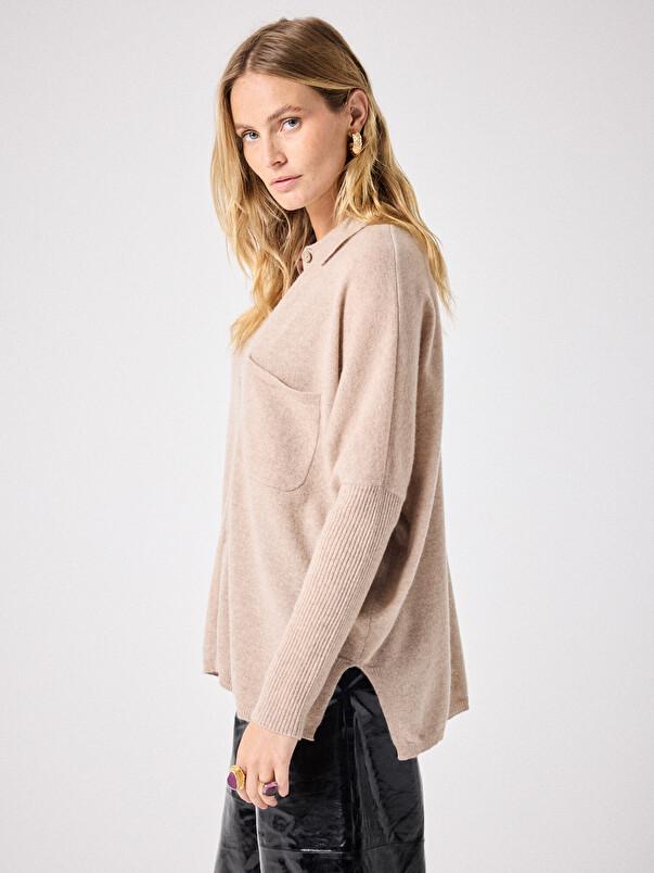 Notshy Pull Poncho Cachemire Andrea Pull Poncho Cachemire 2 Fils 12GG