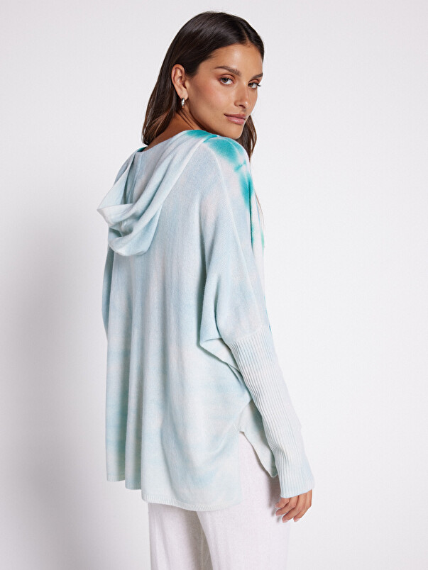 Notshy Pull Poncho Cachemire Canyon Pull Poncho à Capuche En Cachemire 2 Fils Jauge 12