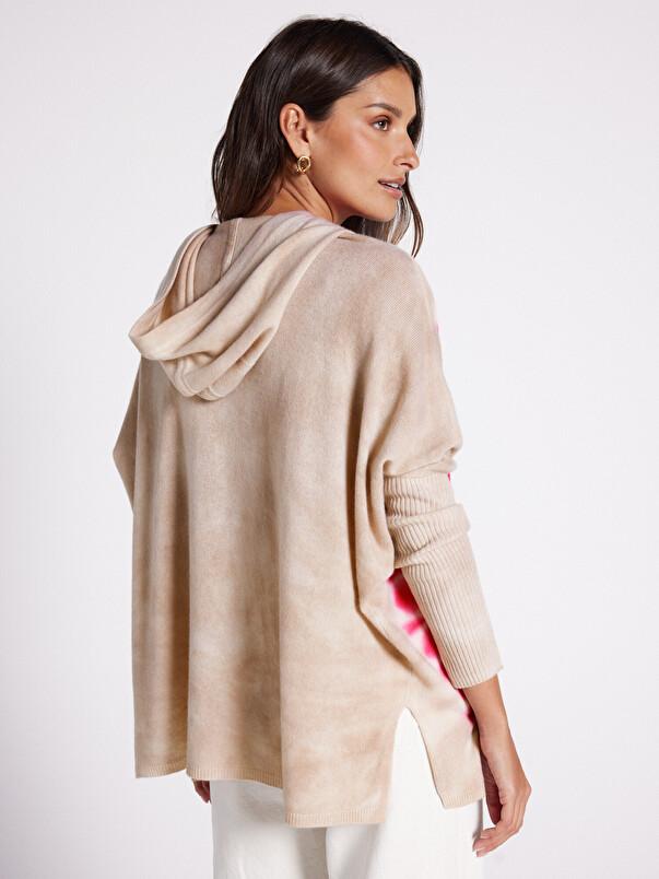 Notshy Pull Poncho Cachemire Canyon Pull Poncho à Capuche En Cachemire 2 Fils Jauge 12