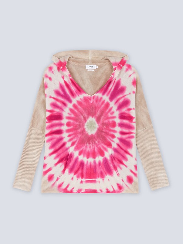 Notshy Pull Poncho Cachemire Canyon Pull Poncho à Capuche En Cachemire 2 Fils Jauge 12