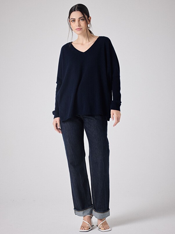 Notshy Pull Poncho Cachemire Faustine Pull Cachemire 2 Fils Jauge 12