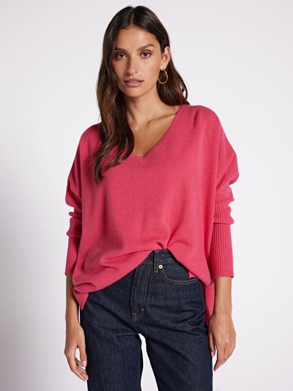 Notshy Pull Poncho Cachemire Faustine Pull Cachemire 2 Fils Jauge 12