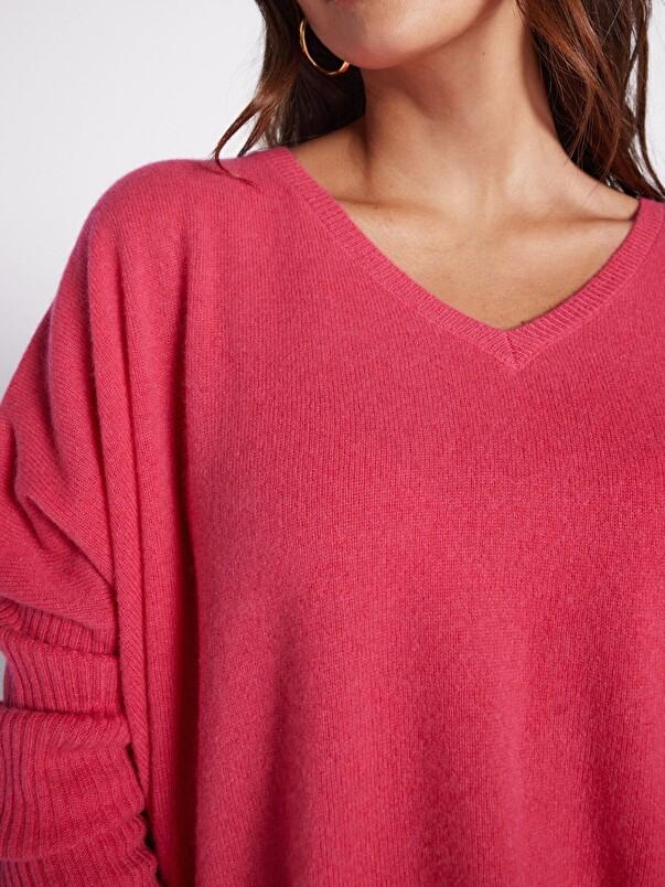 Notshy Pull Poncho Cachemire Faustine Pull Cachemire 2 Fils Jauge 12