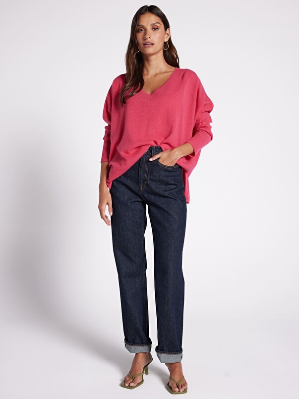 notshy Pull poncho cachemire Faustine Pull cachemire 2 fils jauge 12