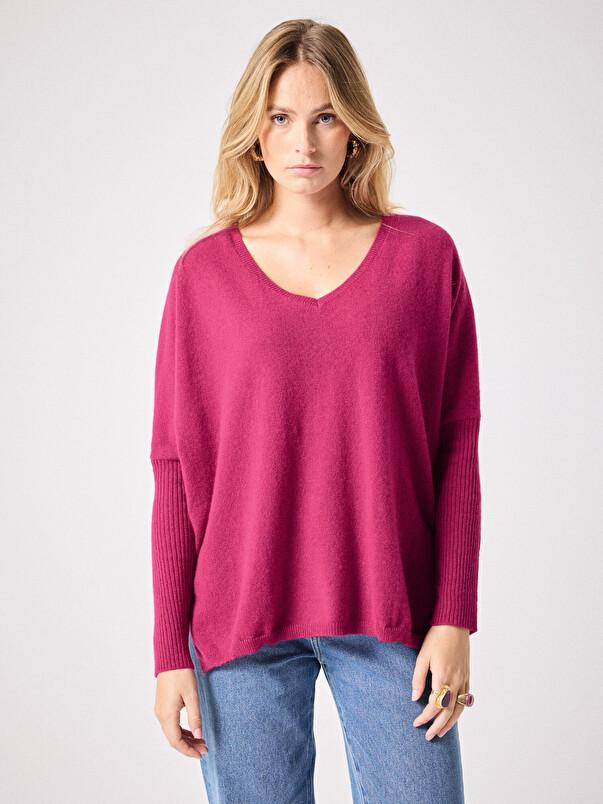 Notshy Pull Poncho Cachemire Faustine Pull Cachemire 2 Fils 12GG