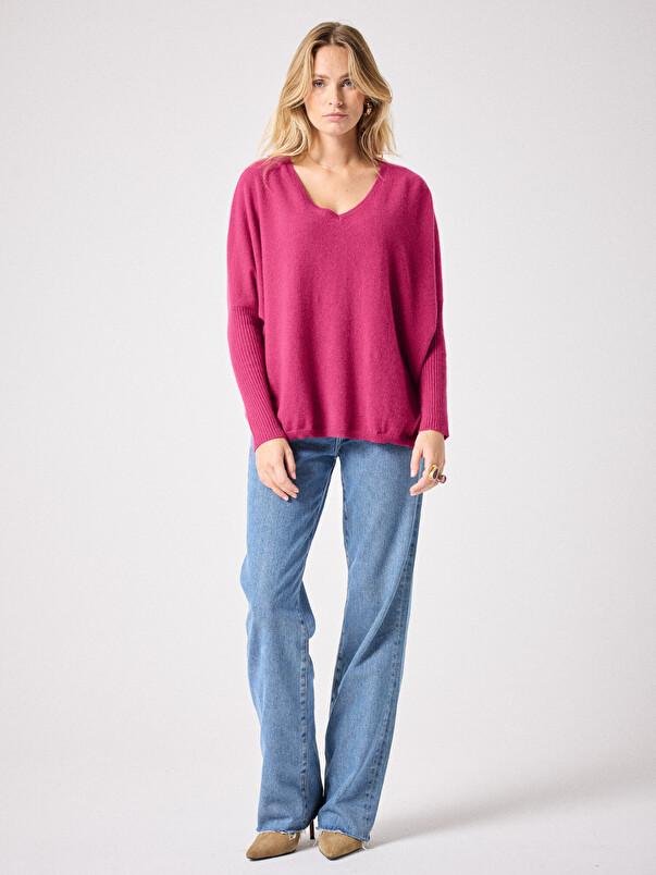 Notshy Pull Poncho Cachemire Faustine Pull Cachemire 2 Fils 12GG