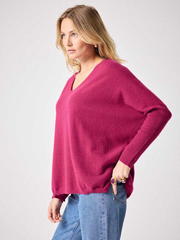 Notshy Pull Poncho Cachemire Faustine Pull Cachemire 2 Fils 12GG