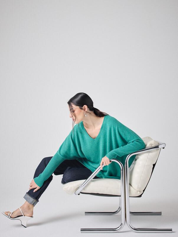 Notshy Pull Poncho Cachemire Faustine Pull Cachemire 2 Fils Jauge 12