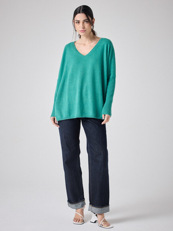 Notshy Pull Poncho Cachemire Faustine Pull Cachemire 2 Fils Jauge 12