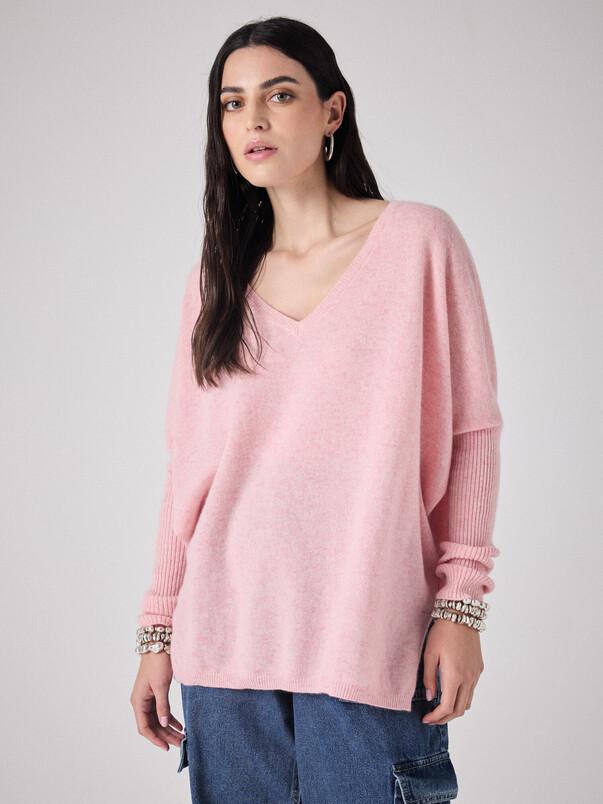 Notshy Pull Poncho Cachemire Faustine Pull Cachemire 2 Fils Jauge 12