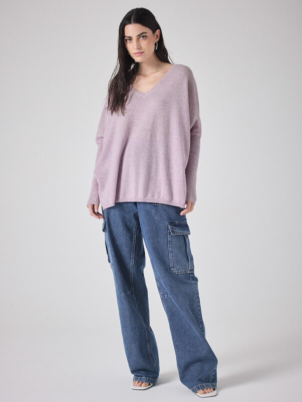 notshy Pull poncho cachemire Faustine Pull cachemire 2 fils jauge 12