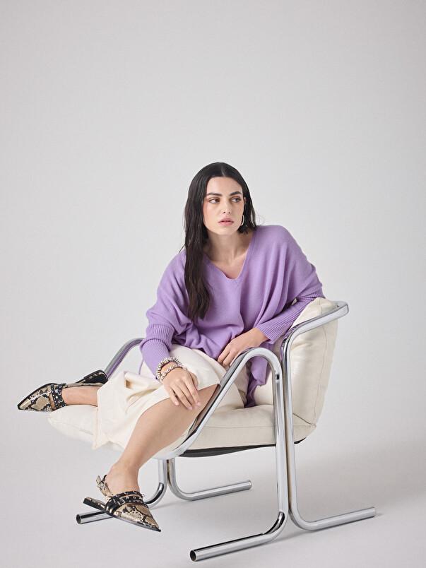 Notshy Pull Poncho Cachemire Faustine Pull Cachemire 2 Fils Jauge 12
