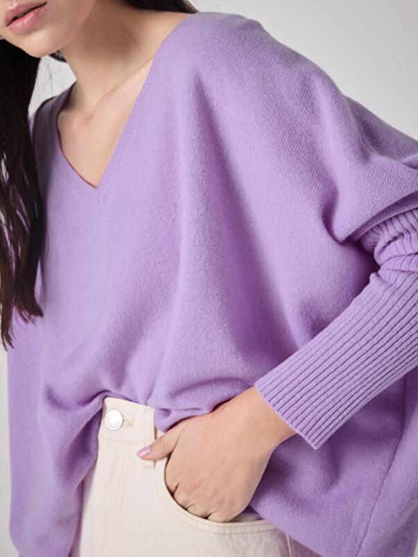 notshy Pull poncho cachemire Faustine Pull cachemire 2 fils jauge 12