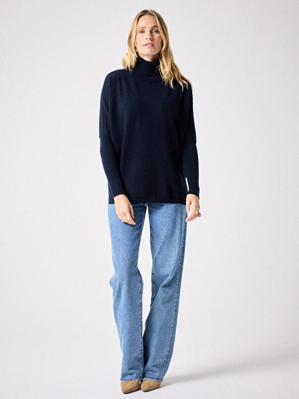 Notshy Pull Poncho Cachemire Margareth Pull Poncho Cachemire 2 Fils 12GG