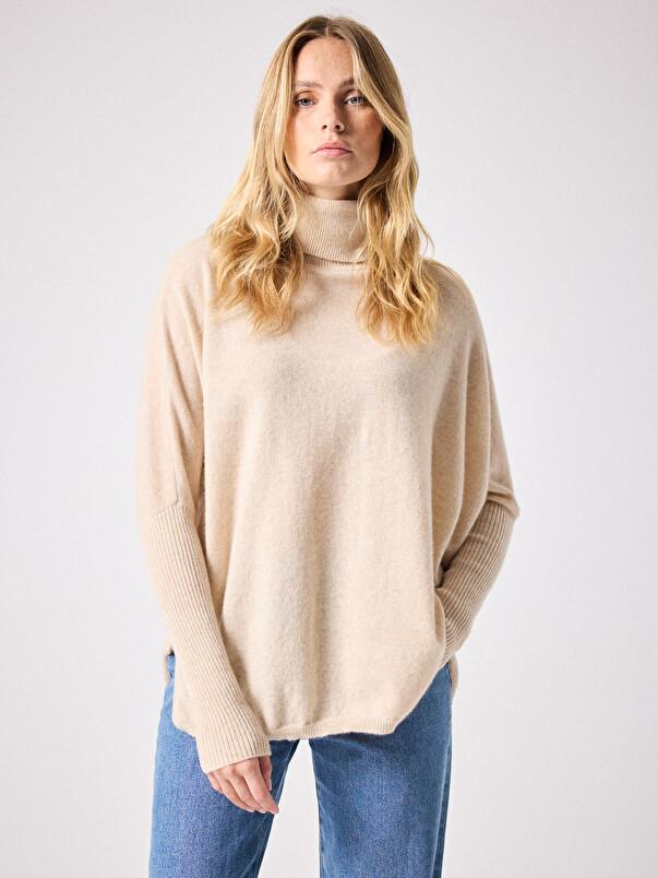 Notshy Pull Poncho Cachemire Margareth Pull Poncho Cachemire 2 Fils 12GG