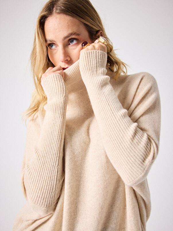 notshy Pull poncho cachemire Margareth Pull poncho cachemire 2 fils 12GG