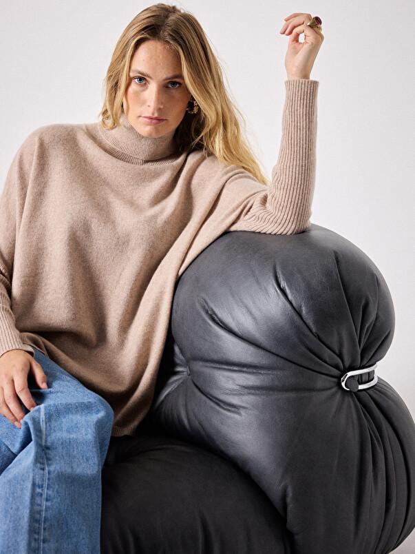 notshy Pull poncho cachemire Margareth Pull poncho cachemire 2 fils 12GG