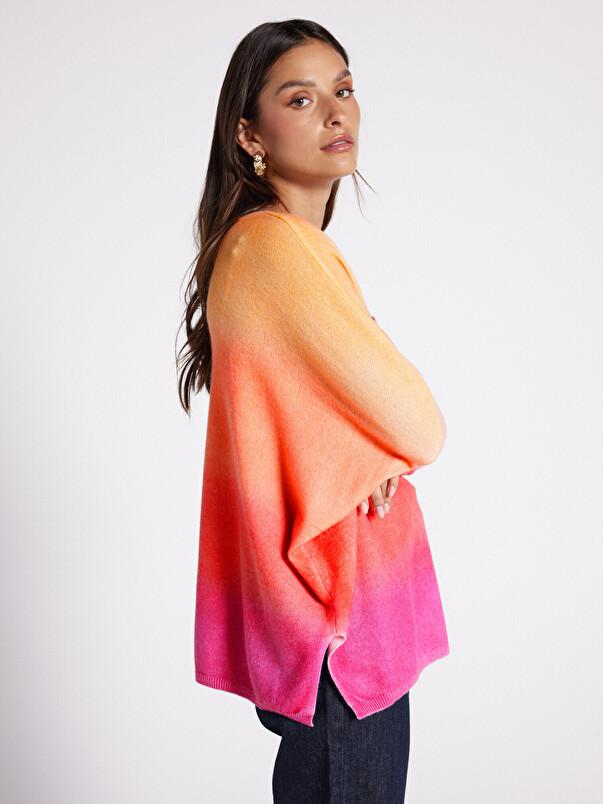 notshy Pull poncho cachemire Patagonie Pull poncho en cachemire 2 fils jauge 12