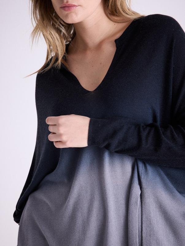 Notshy Pull Poncho Enias Pull Poncho Modal Et Cachemire Jauge 14