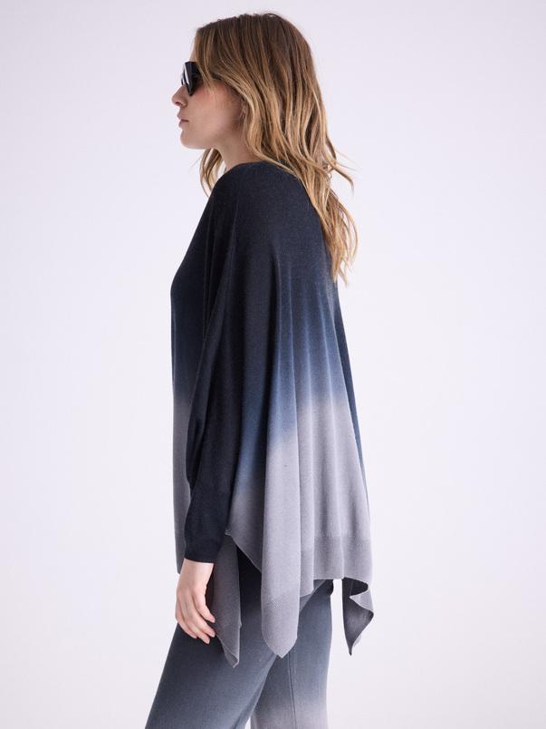 Notshy Pull Poncho Enias Pull Poncho Modal Et Cachemire Jauge 14