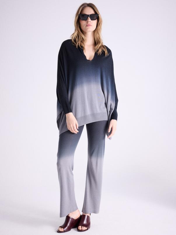Notshy Pull Poncho Enias Pull Poncho Modal Et Cachemire Jauge 14