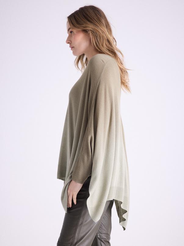 Notshy Pull Poncho Enias Pull Poncho Modal Et Cachemire Jauge 14