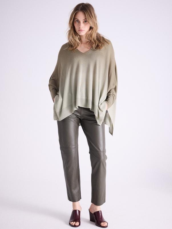 notshy Pull poncho Enias Pull poncho modal et cachemire jauge 14