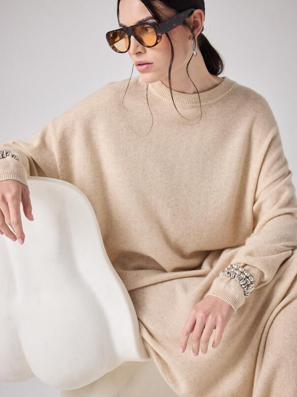 Notshy Robe Cachemire Adrienne Robe Cachemire 2 Fils Jauge 12