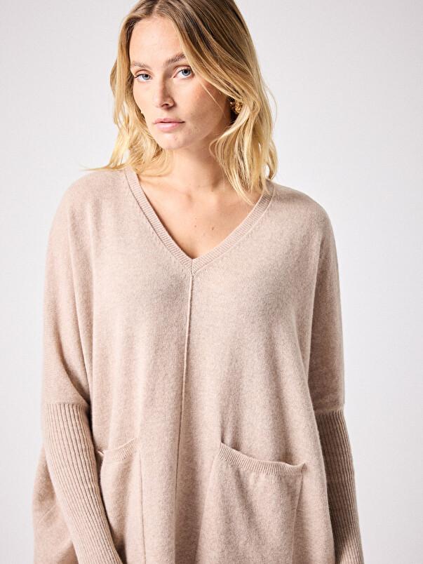 Notshy Robe Poncho Cachemire Bella Robe Poncho Cachemire 2 Fils 12GG