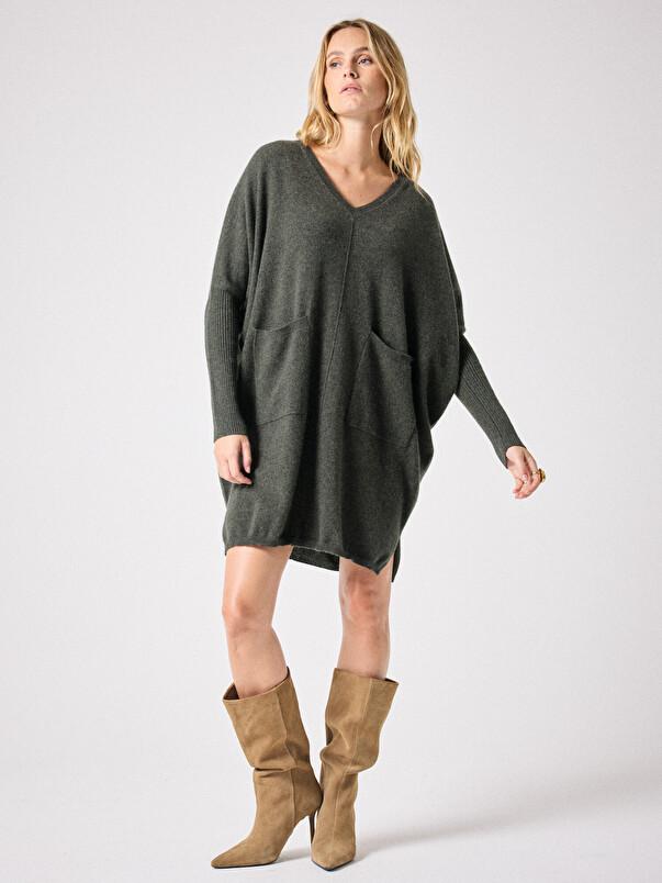 Notshy Robe Poncho Cachemire Bella Robe Poncho Cachemire 2 Fils 12GG