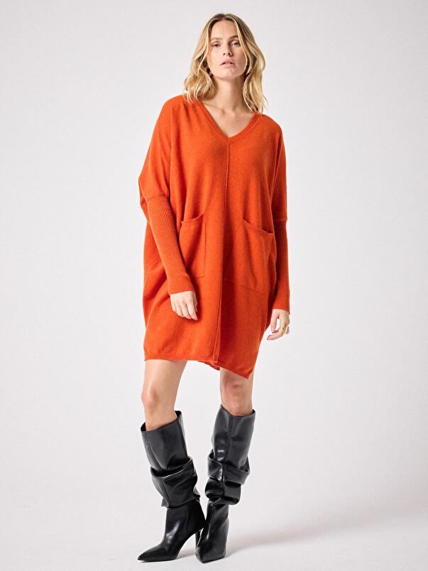 notshy Robe poncho cachemire Bella Robe poncho cachemire 2 fils 12GG