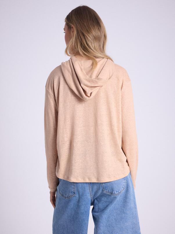 Notshy Sweatshirt à Capuche Lin Sita Sweatshirt Jersey De Lin