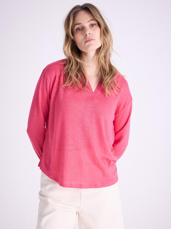 Notshy Sweatshirt à Capuche Lin Sita Sweatshirt Jersey De Lin