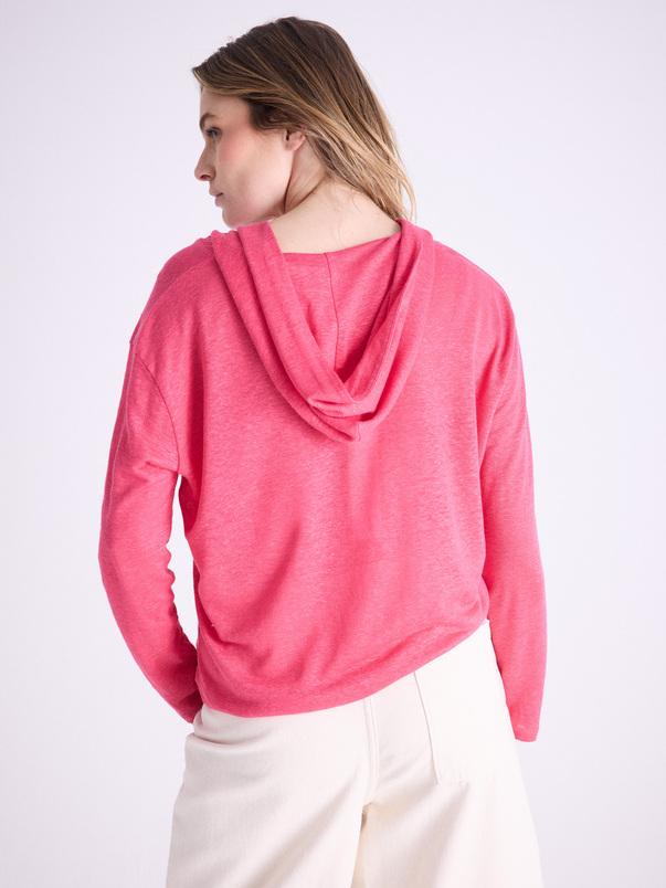 Notshy Sweatshirt à Capuche Lin Sita Sweatshirt Jersey De Lin