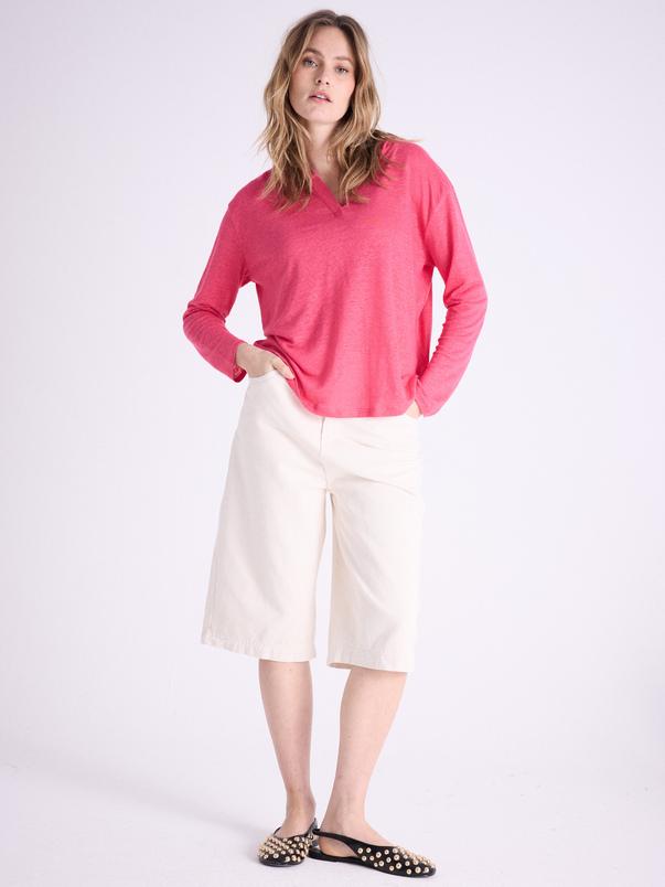 Notshy Sweatshirt à Capuche Lin Sita Sweatshirt Jersey De Lin