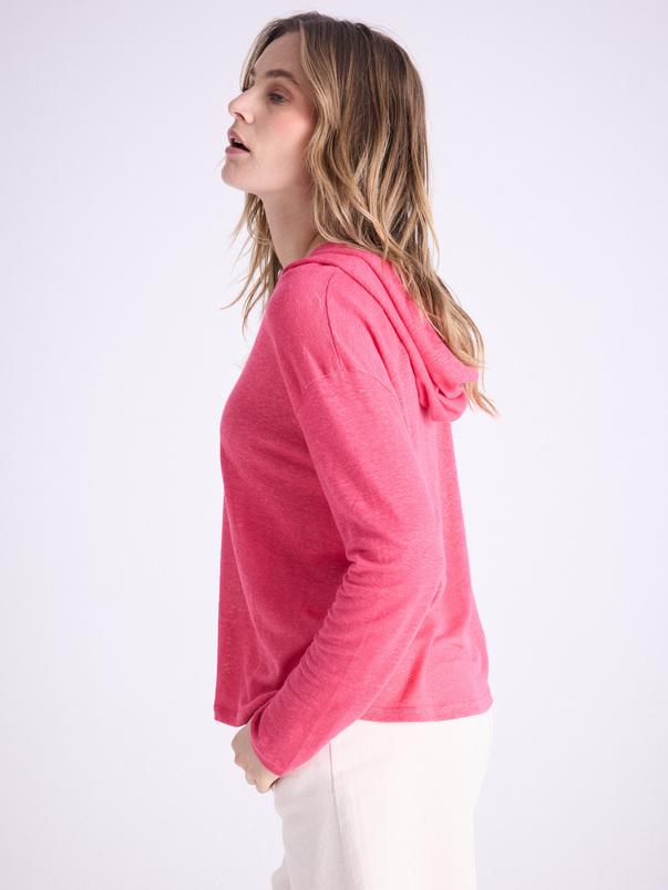 notshy Sweatshirt à capuche lin Sita Sweatshirt jersey de lin