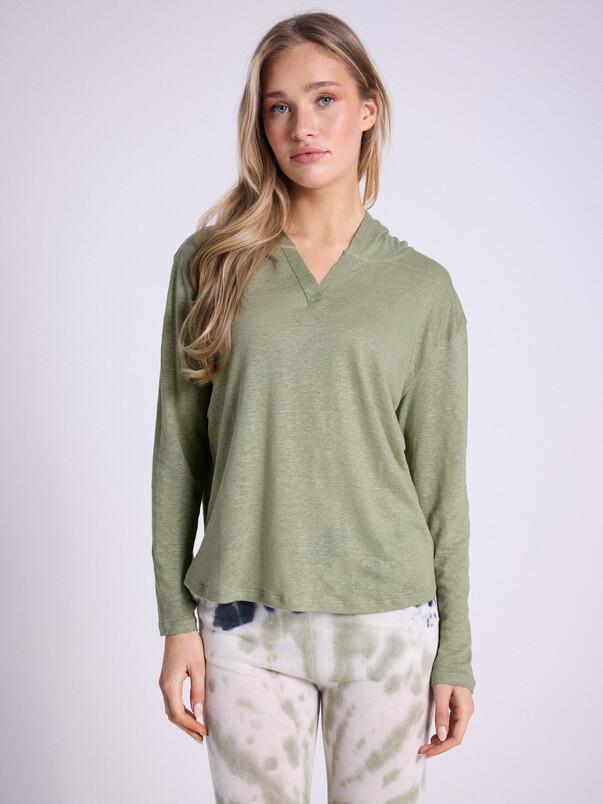 Notshy Sweatshirt à Capuche Lin Sita Sweatshirt Jersey De Lin